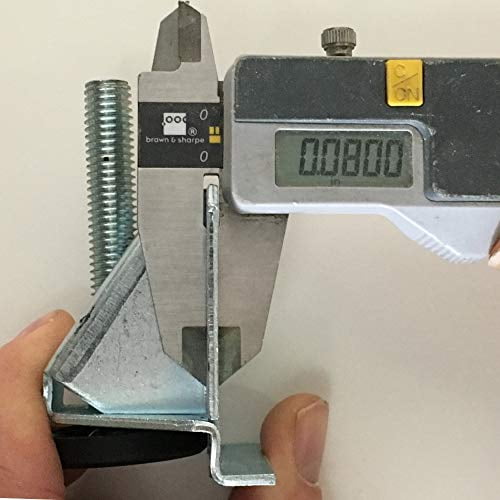 Heavy Duty Leveler Legs w/Lock Nuts - Leveling Feet for Furniture, Cabinets, & Workbench - 12 Pack