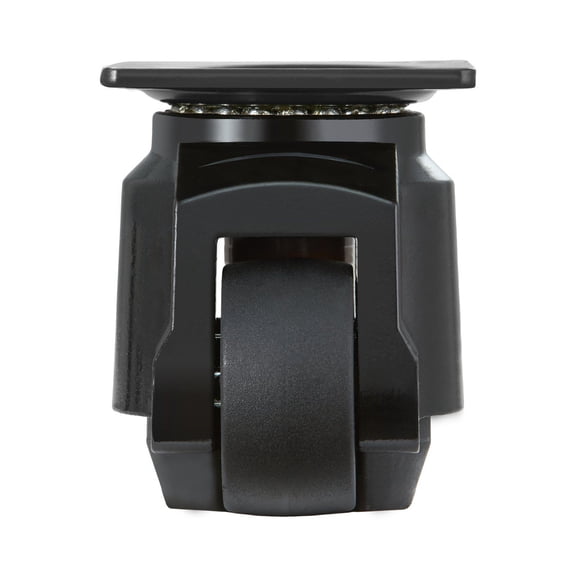 Heavy Duty Leveling Casters Set of 4 2200 lbs Capacity 2.5 Inch Wheels 360 Degree Swivel with Upgraded Handle and Adjustable Feet for Workbench Machine