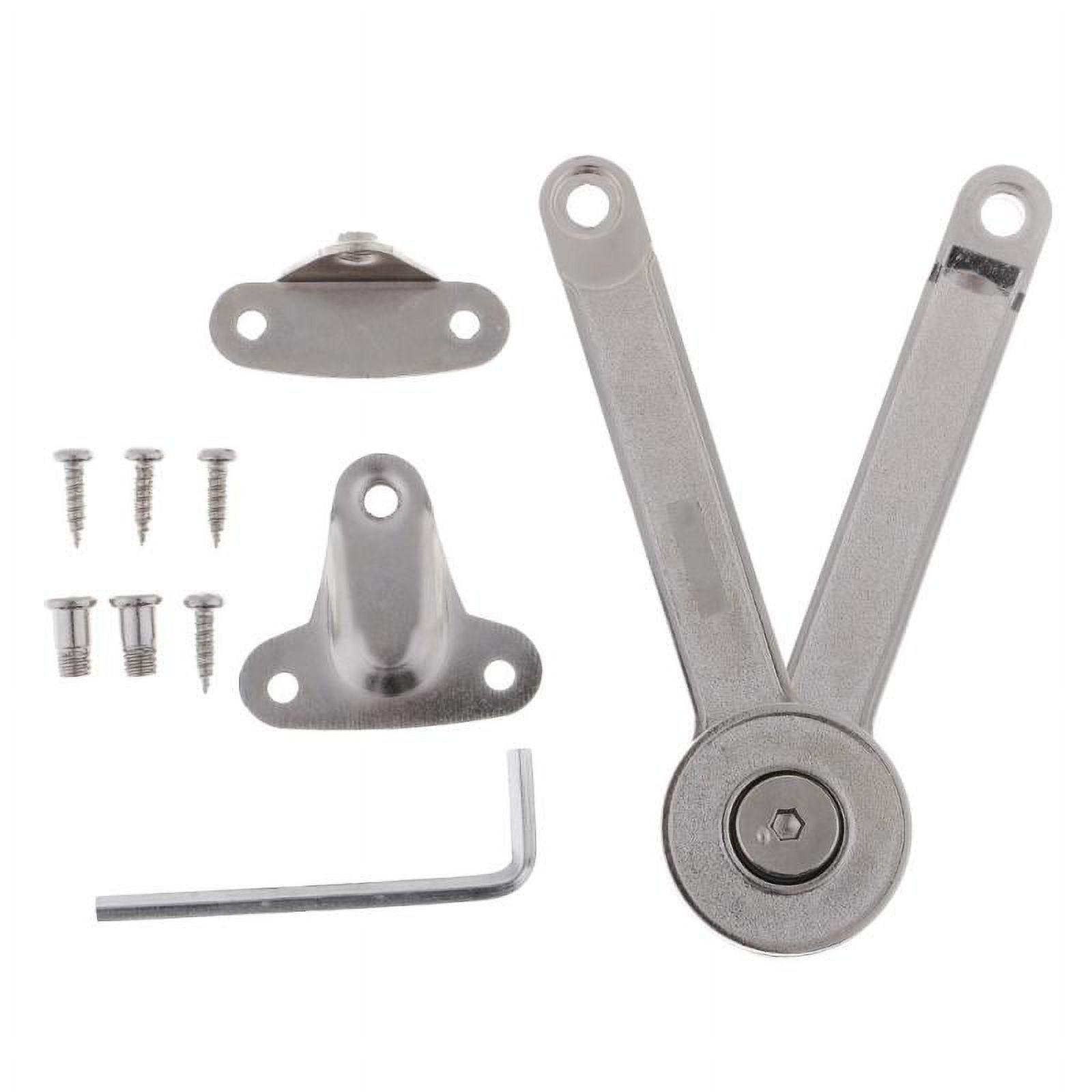 Heavy Duty Lid Support Hinge Lid Stay with Soft Close Toy Box Hinge Support Drop Lids of