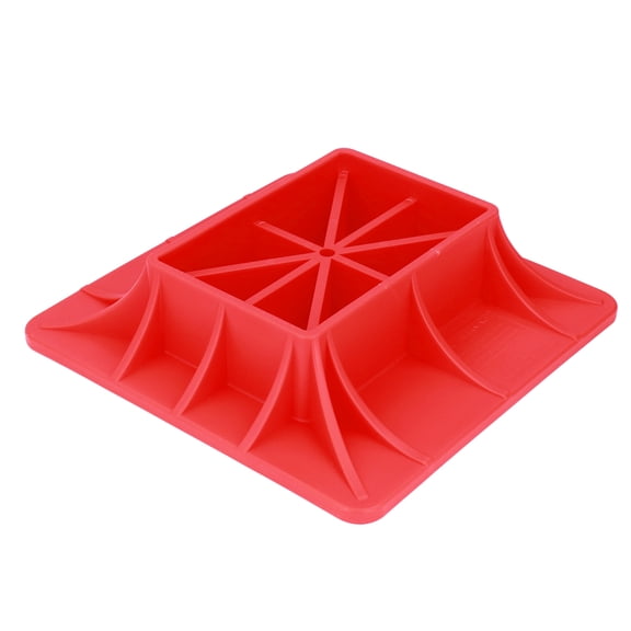 Heavy Duty Lift Jack Off-Road Base Red Nylon Anti-Fracture Support Board for Sand, Mud, Grass, and Soft Ground (11.81 inches / 30 cm) - Ideal Vehicle Recovery Tool