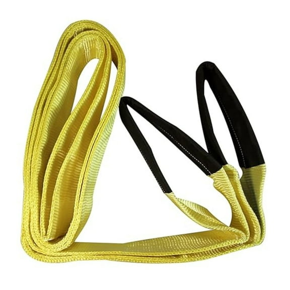 Heavy Duty Lifting Sling - 3 Inch x 13 Feet, 74790 Industrial Web Sling, 13,000 lb Capacity, Durable Polyester Flat Sling for Construction, Moving, and Rigging