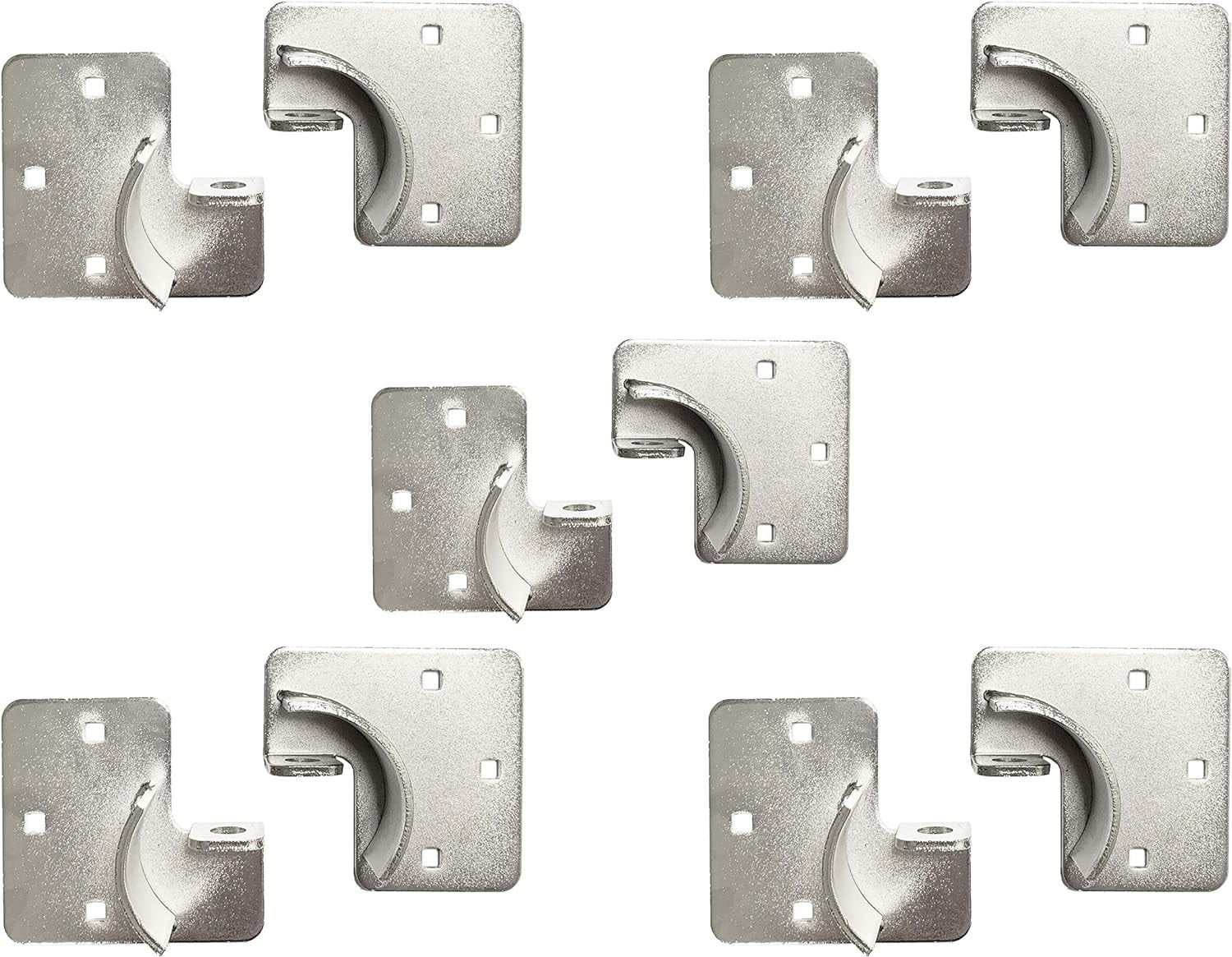 Heavy Duty Lock Hasp, Solid Steel Hidden Door Hasp, For Trailer Door