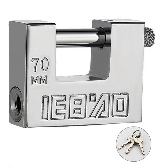 Heavy Duty Lock for Shipping Container, Secure Outdoor Lock Perfect for Sheds, Toolboxes, Fences, Gates and More,Resist Cutting Padlock with 3 Key (70mm)