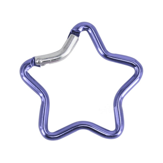 Heavy Duty Locking Hook for Camping Fishing Hiking Traveling Aluminum Alloy Carabiner Clip Star Shape Climbing Buckle