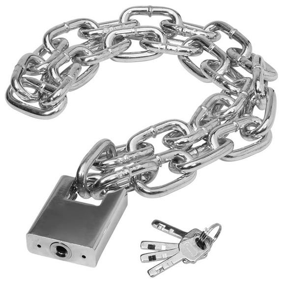 Heavy Duty Long Lock Chain,Premium Case-Hardened Safety Chain,Waterproof & Rust-proof Lock Bike Chain Lock,Security Chain Lock,Cannot Be Cut with Bolt Cutters Or Hand Tools
