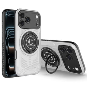 Heavy-Duty Loop Armor Case with MagSafe Support for iPhone 17 Pro - Gray