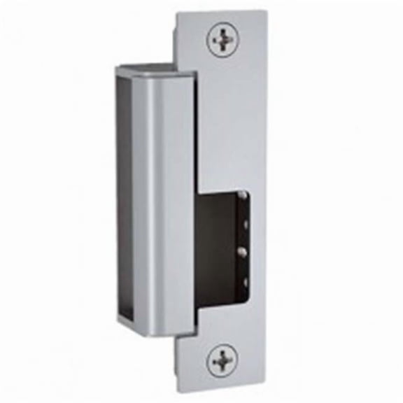 Heavy Duty, Low Profile Latchbolt Complete Electric Strike Kit, Satin Stainless Steel