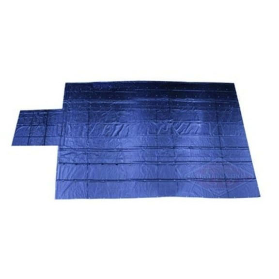 Heavy Duty Lumber Tarp - 20' x 28' (6' Drop & Flap) - 18 oz. Blue Ta