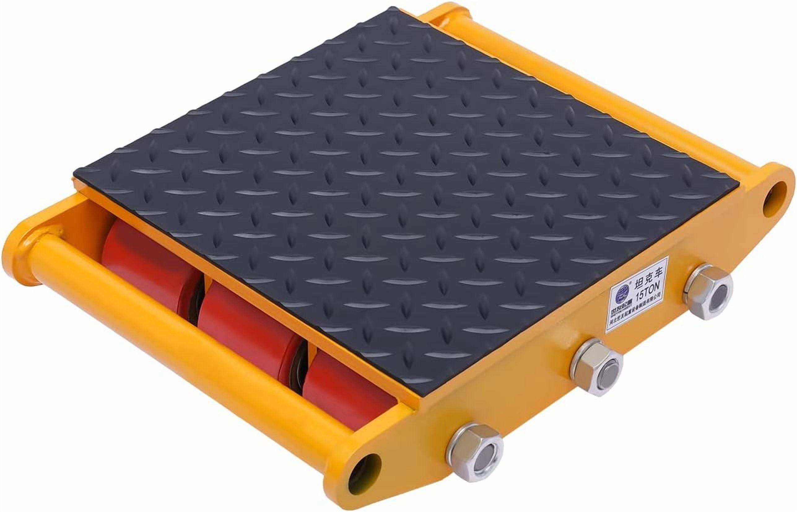 Heavy Duty Machine Dolly Skate, 15T/33000lbs Capacity Cargo Trolley ...