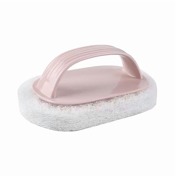 Heavy Duty Magic Sponge with Ergonomic Handle - Eco-Friendly Multi-Surface Cleaner for Home, Kitchen, and Bathroom