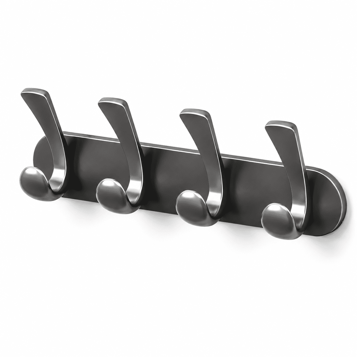 Heavy Duty Magnetic Hooks for Front Door and Refrigerator, No-Drill Carbon Steel Utility Hanger for Coats, Bags and Kitchen Organization, Removable & Reusable Multi-Purpose Storage