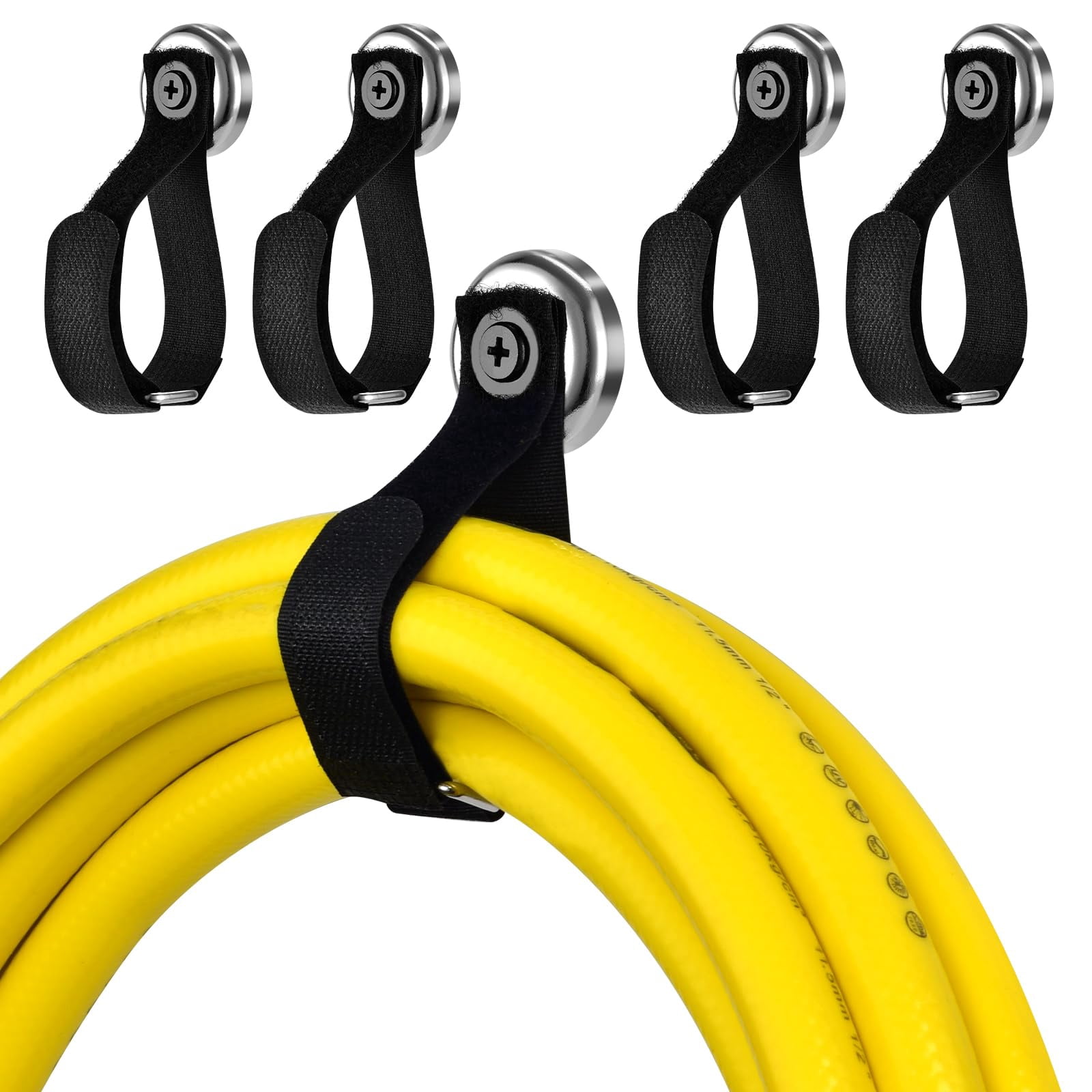 Heavy Duty Magnetic Hooks  Tool Holders 40lbs Garage For Storing Cables Ropes Wires And Cordless Tools In Garages Workshops Cruise Rvs Pickup(4pcs)