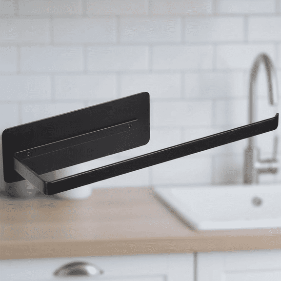 Heavy Duty Magnetic Paper Towel Holder with Strong Magnet Backing, 12-Inch Towel Bar Rack for Refrigerator, BBQ Grills, Toolbox, RVs, and Tailgates, Fits All Standard US Paper Rolls
