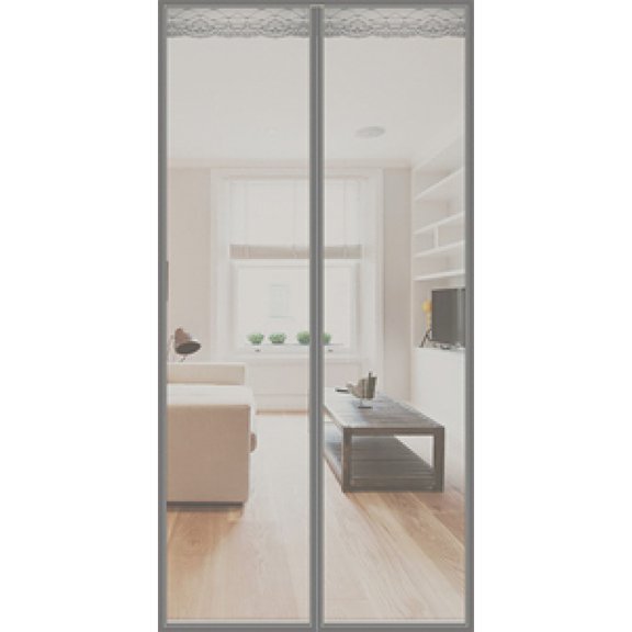 Heavy-Duty Magnetic Screen Door, Wind Resistant Design, Durable Polyester Material For Longevity, Automatic Closure, Pet Friendly, Easy Installation, Fresh Air Entry Without