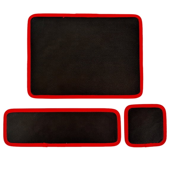Heavy-Duty Magnetic Tool Mat for Repair, Keeps Wrenches and Screws Secure Under Hood, for Wrenches Screws Bolts Nuts Garage Workshop Black4 (13X9In, 3Pcs)
