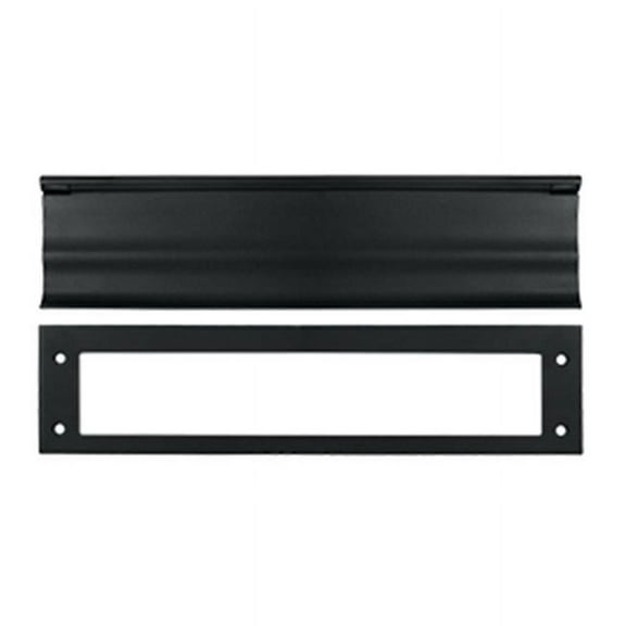 Heavy Duty Mail Slot, Black - Solid