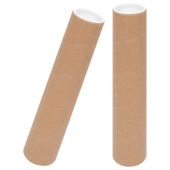 Heavy Duty Mailing Tube Poster Cylinder Posters Paper Tubes Safety Seal Document Shipping 2 Pcs