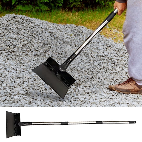 Heavy Duty Manganese Steel Ice Shovel Teeth,Snow Removing Tool for Outdoor Driveways and Walkways, Small Ice Breaking Shovel for Household Freeze Protection