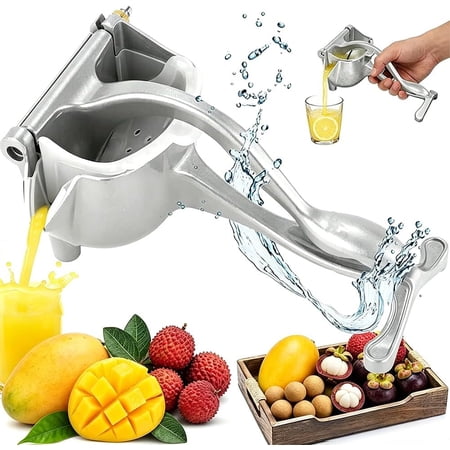 Heavy Duty Manual Citrus Press Juicer – Premium Lemon & Lime Squeezer, Fruit Juicer Press for Home Kitchen