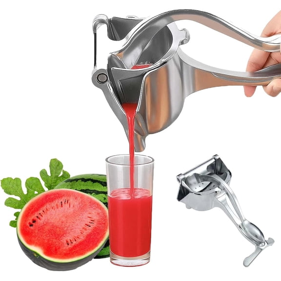 Heavy Duty Manual Fruit Juicer Press, Lemon Juicer Manual Hand Press with Ergonomic Non-Slip Grip for Citrus Fruits