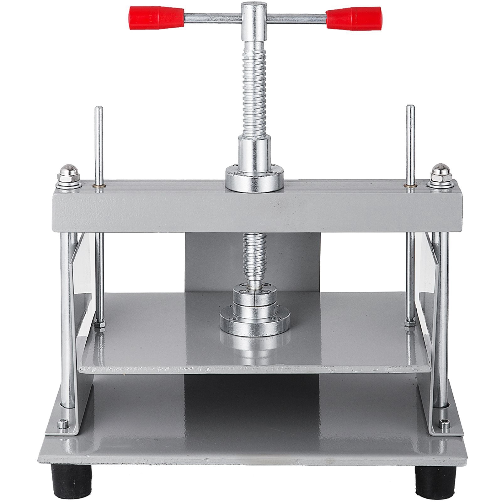 Heavy-Duty Manual Paper Press, 12x8.6 Inch, 10cm Steel Frame, A4 Paper Flattening & Bookbinding Machine