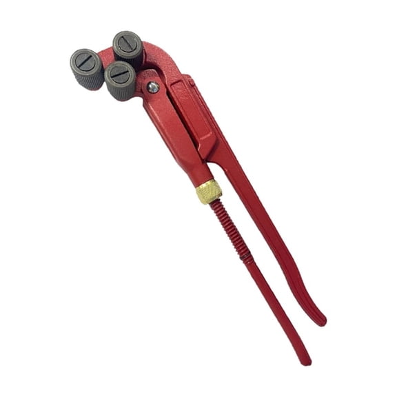 Heavy Duty Manual Pipe Thread Tool Pipeline Processing Wrench Fix Damaged Thread Easily With Pressure Roller Sleeve