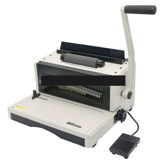Heavy Duty Manual Single Coil Binding Machine 46 Punching Hole Photo Album Paper Electric Binder Puncher Machine ,Easy to Use