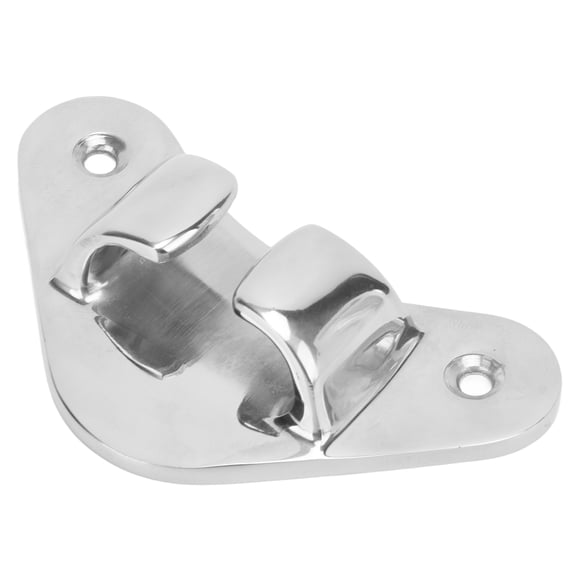 Heavy Duty Marine Boat Fairlead Straight Bow Cleat Line Chock 4.3 inches / 10.8 cm Finely Polished Premium Metal Rope Cleat Hardware Accessory Replacement for Ships Yachts Deck Mooring Docking