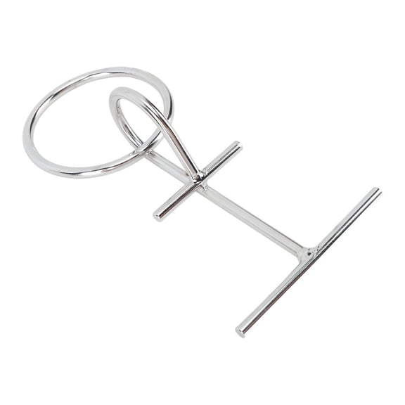 Heavy Duty Marine Grade 304 Stainless Steel Portable Dock Cleat with Integrated O Ring for Reliable Boat Fenders Bumpers and Mooring Line Tie Down Support 20 inches