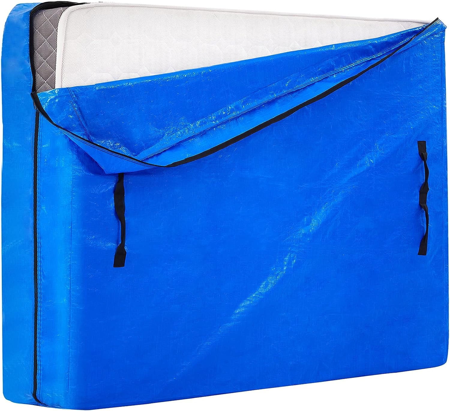 Heavy Duty Mattress Protector with Full Zipper and Handles for Moving