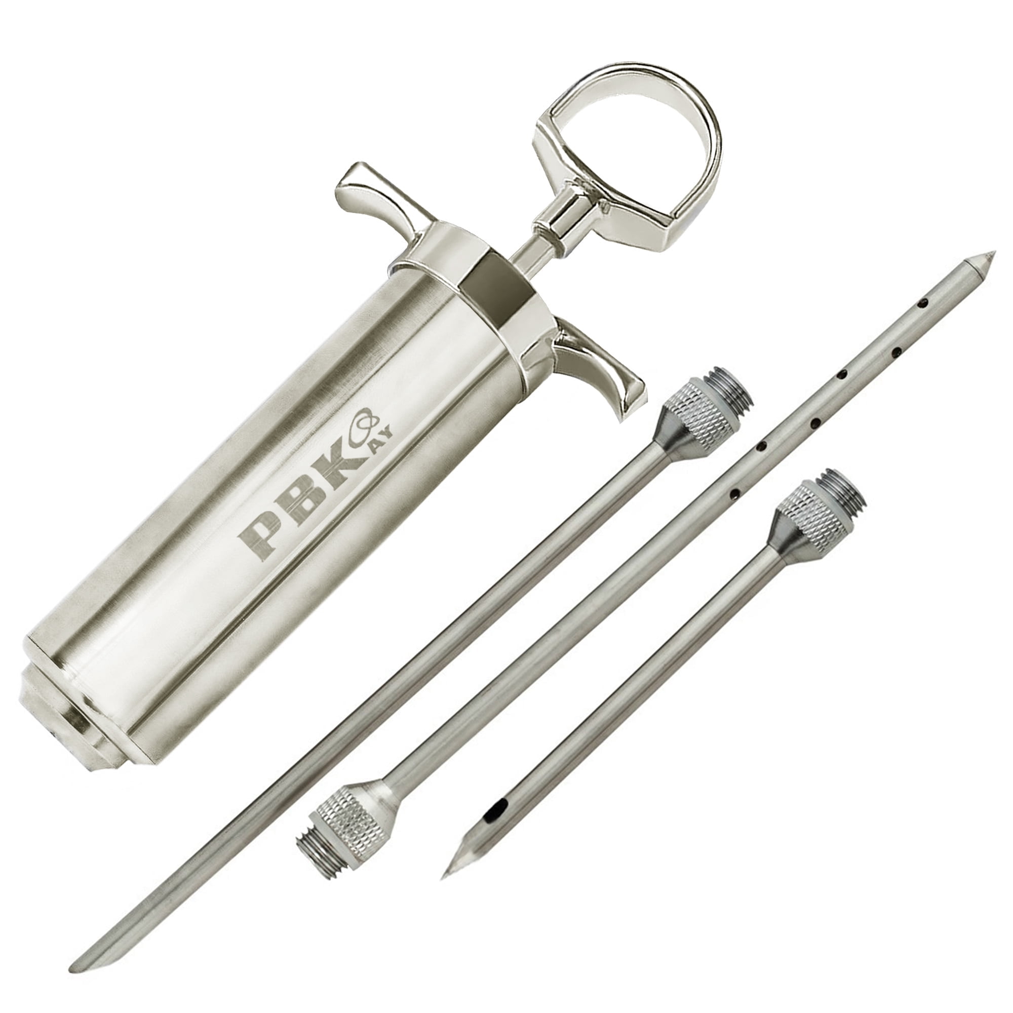 PBKay Heavy Duty Meat Injector, 304 Stainless Steel, 2 Oz Barrel ...