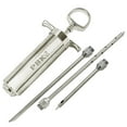 thumbnail image 1 of Heavy Duty Meat Injector 304 Stainless Steel - 2 Oz Seasoning Injector - Marinade Injector Syringe Includes 3 Needles, 1 of 7