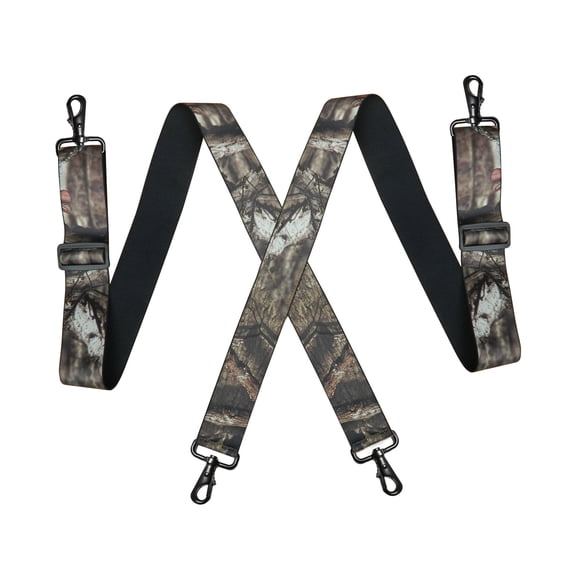 Heavy Duty Men Camo Suspenders With 4 Snap Hooks Adjustable Work Suspenders For Men Big And Tall