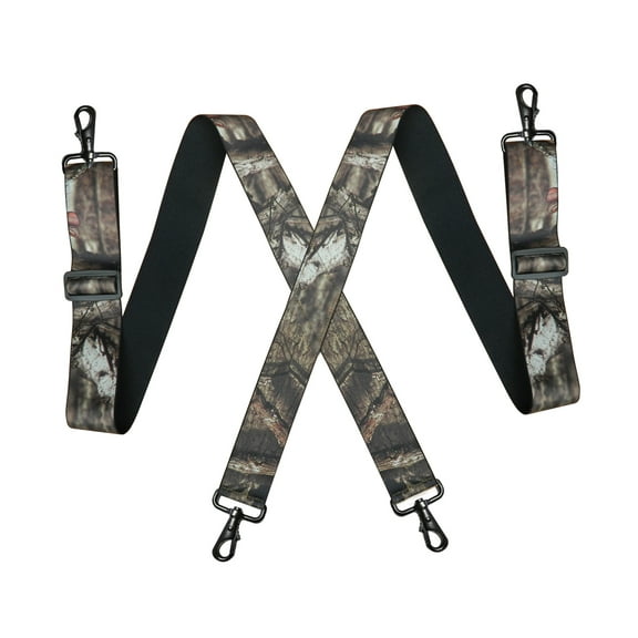 Heavy Duty Men Camo Suspenders With 4 Snap Hooks Adjustable Work Suspenders For Men Big And Tall