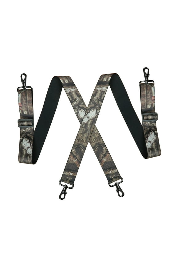 Heavy Duty Men Camo Suspenders With 4 Snap Hooks Adjustable Work Suspenders For Men Big And Tall