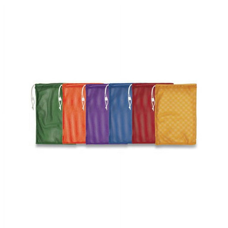 Heavy-Duty Mesh Bag 12 x 18, Gold, Green, Orange, Purple, Royal Blue,  Scarlet Red, 6/Set