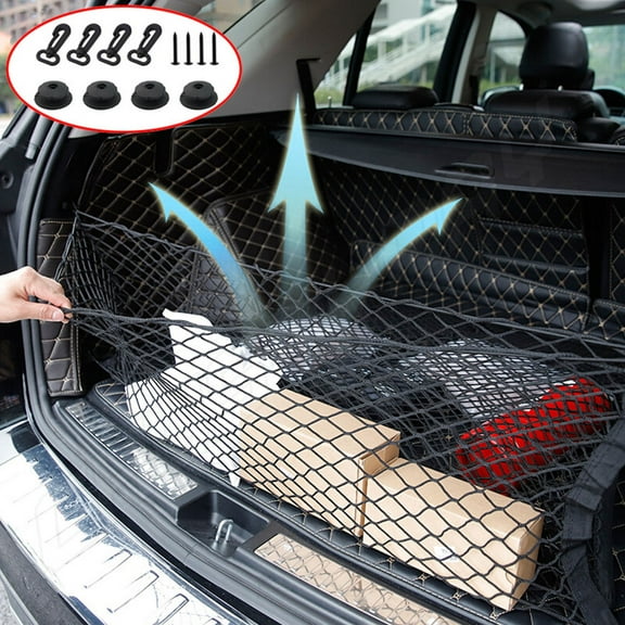 Heavy Duty Mesh Storage Net 90x40cm for Nissan Rogue Trunk Cargo Organizer