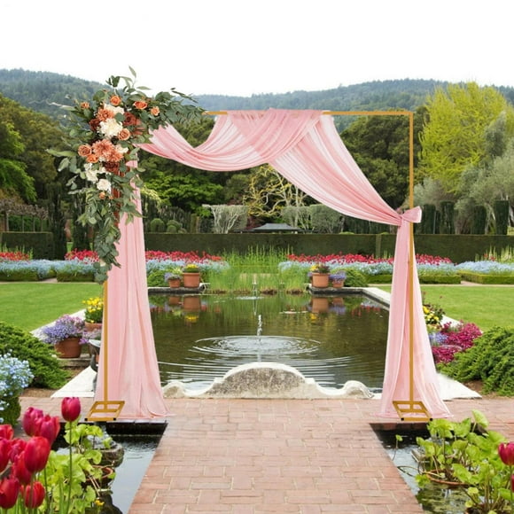 Heavy-Duty Metal Backdrop Stand 10X10Ft, Balloon Arch Frame for Indoor Photo Booths, Corporate Events, Celebration Decor