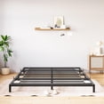 thumbnail image 1 of Heavy Duty Metal Bed Frame Platform – Queen Size, 6 Inch, Steel Slat Support, Noise-Free, Non-Slip, Underbed Storage, Easy Assembly, Black, Size: 6INCH Queen, 1 of 8