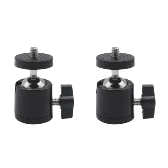 Universal 1/4" Screw Mount Metal Adapter Full Rotating Camera Bracket Stand For Streaming Photography Lighting Equipment
