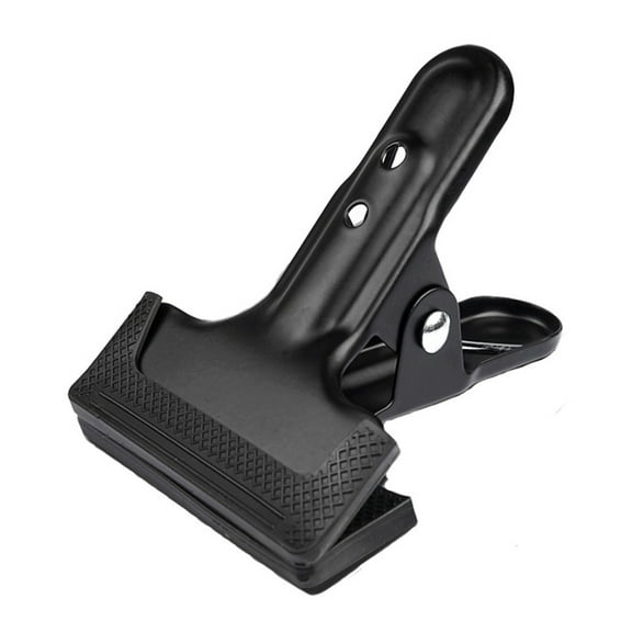 Heavy Duty Metal Clips Wide-Mouth Black Spring Clamps for Woodworking Photo Studio Backdrops Protective Sleeve Clips
