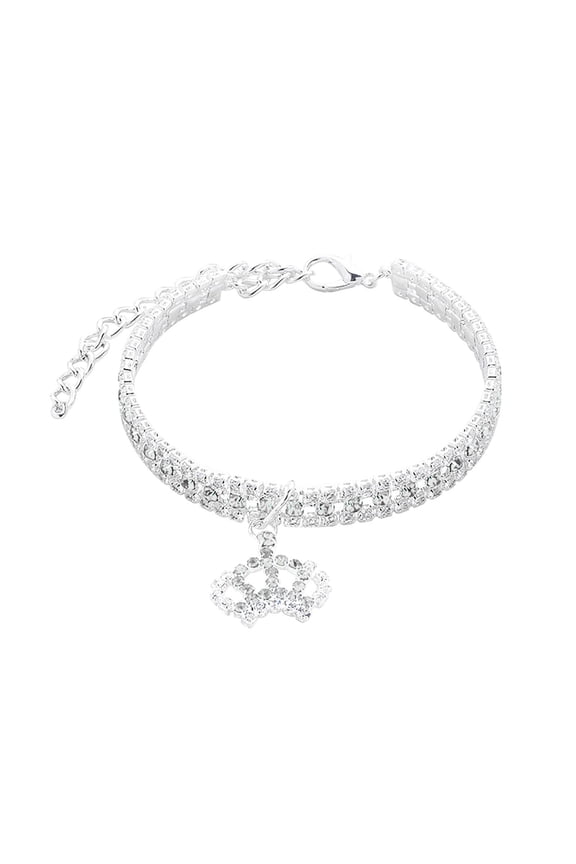 Heavy Duty Metal Cuban Link Gold Chain Necklace for Medium Large Dogs Chew Proof Pet Accessory