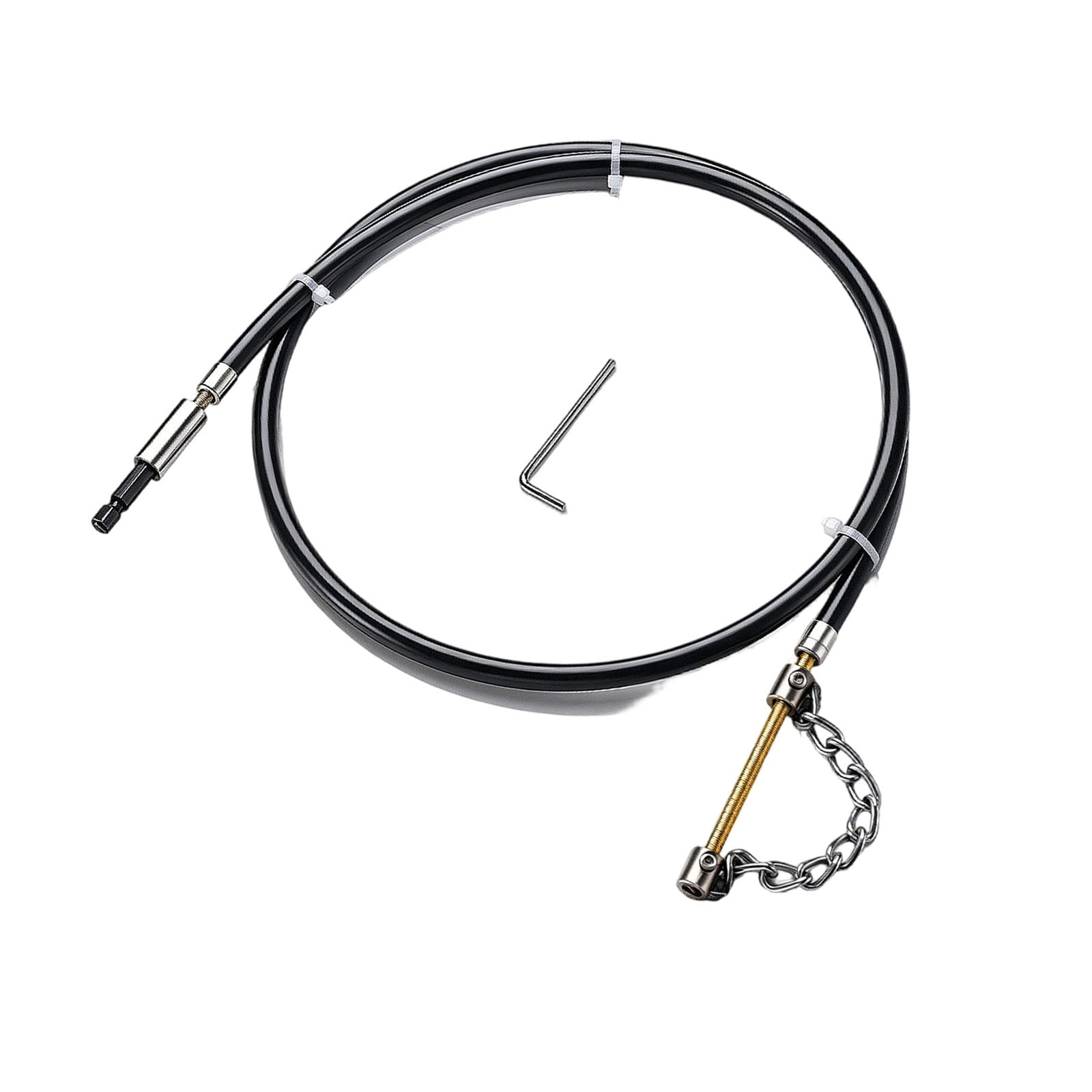 Big Scrub Python Heavy Duty Metal Drain Snakes Chain Pipe Cleaner Tool Drain Cleaner ...