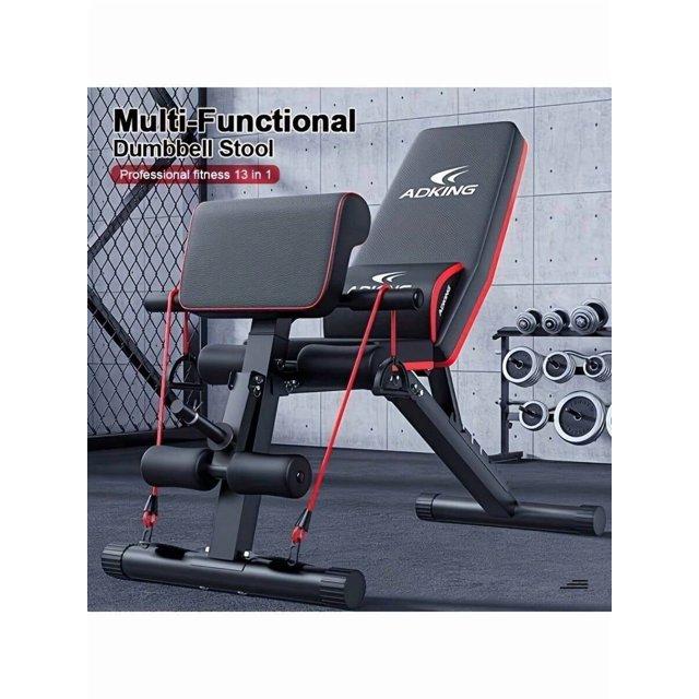 Heavy-Duty Metal Fully Folding Fitness Bench | 800LBS Capacity, Stable ...