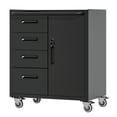 thumbnail image 1 of Heavy-Duty Metal Garage Storage Cabinet with Wheels - Sturdy and Durable Tool Storage Cabinet for Garage, Office, and Home Organizer Solutions, 1 of 12