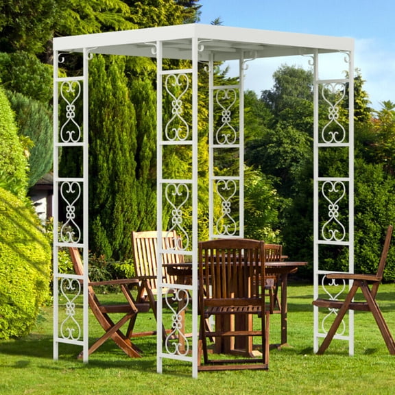 Heavy Duty Metal Garden Pergola Wedding Arbor Arch Gazebo Trellis for Party