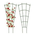 thumbnail image 1 of Heavy Duty Metal Garden Trellis for Climbing Plants, Rustproof Fan-Shaped Plant Support, Outdoor Decorative Structure for Vines, Flowers, and Vegetables, 40 Inches Tall, Black Finish, 1 of 7