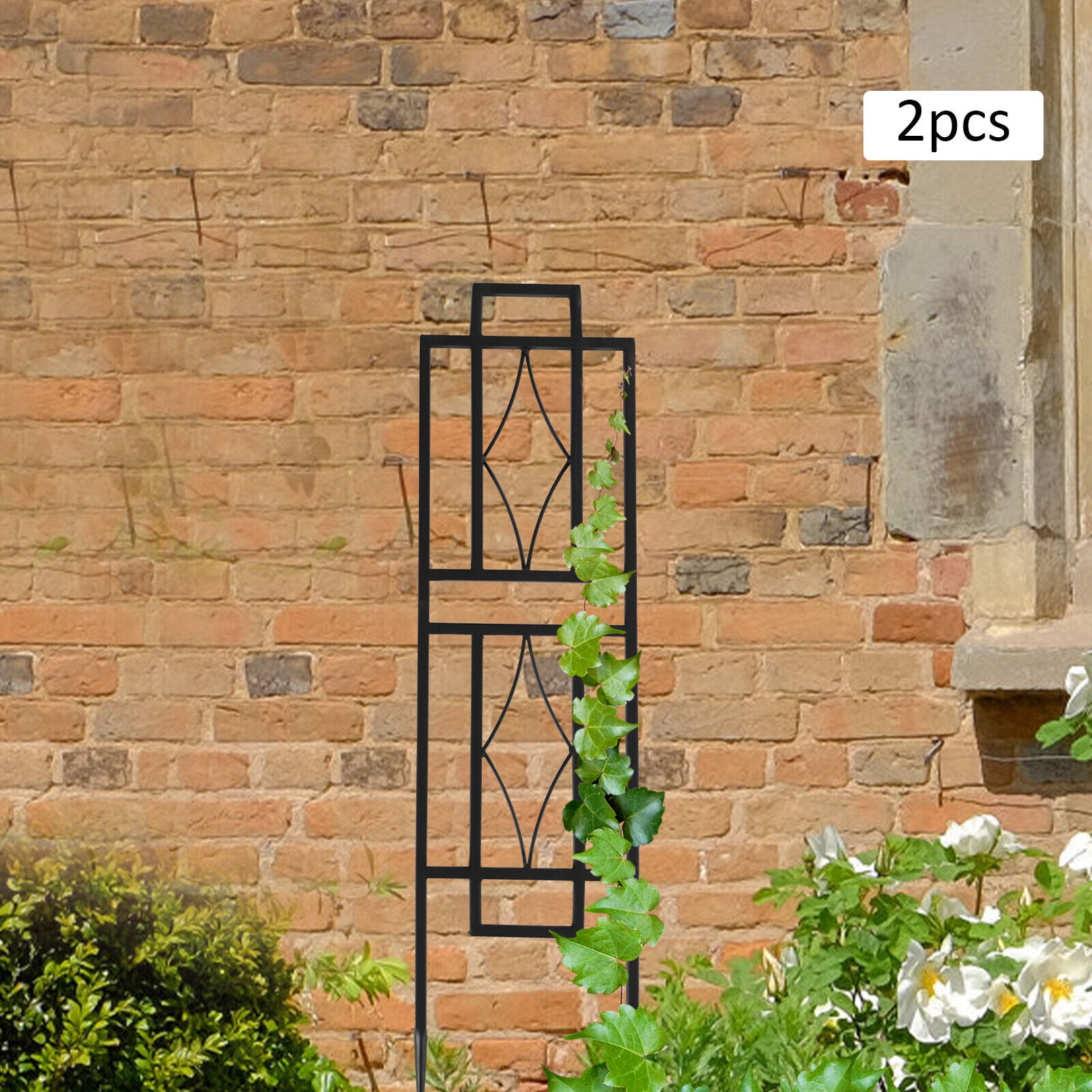 Heavy Duty Metal Garden Trellises Iron Tubes Yard Trellis Plants Climb Helper