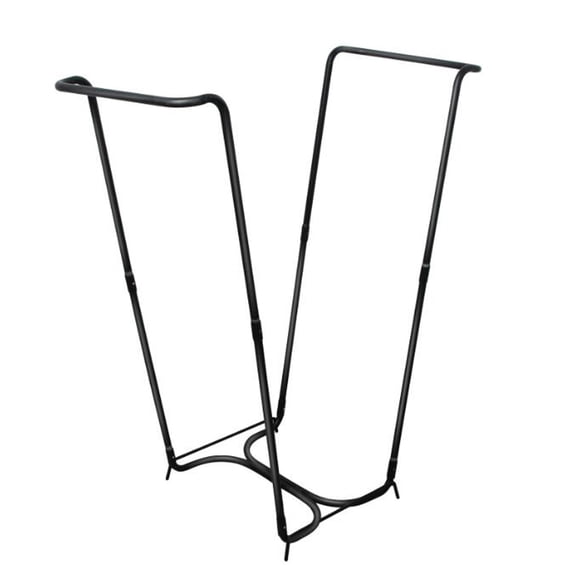 Heavy-Duty Metal Garden Yard Waste Garbage Bag Holder Frame, Leaf Trash Bag Support Stand for Camping and Lawn Cleanup, 39x32x9 Inches / 99.1x81.3x22.9 cm