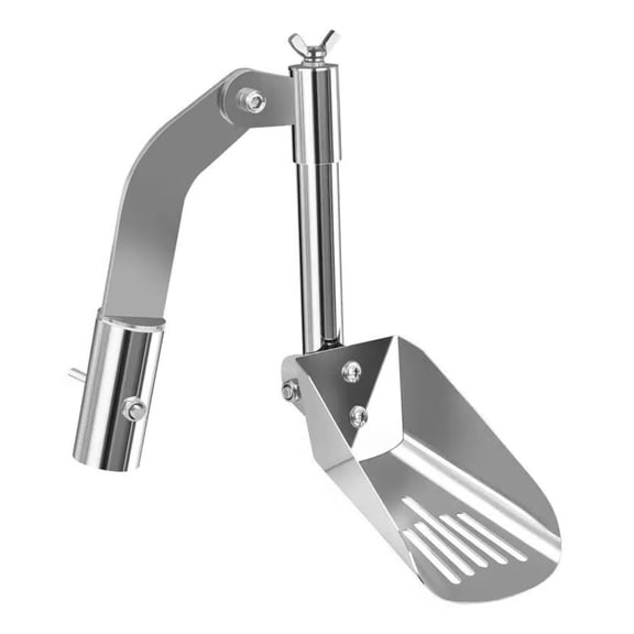 Heavy Duty Metal Gutter Shovel Scoops For Home And Garden Compactly Design Easy To Use Drain Cleaning Tool NonSlip Grip